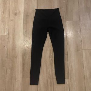 Athleta Elation Black Rib Leggings sz S
